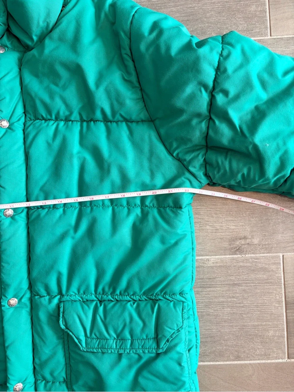 Vintage The North Face Green Puffer Jacket